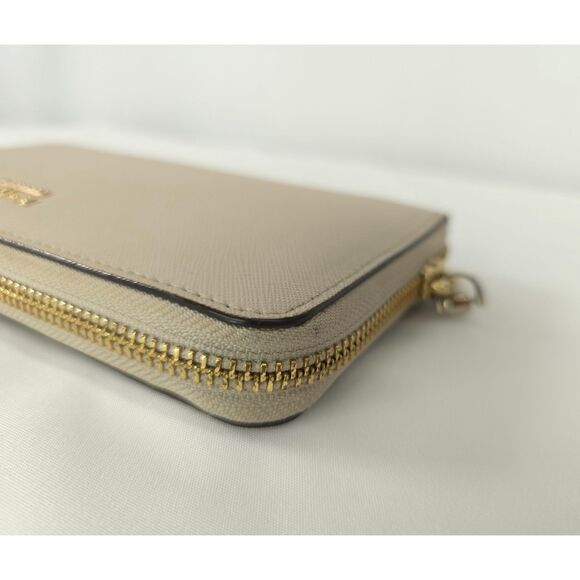 Kate Spade New York Saffiano Wallet Card Holder Leather Bifold Zip Around - Picture 3 of 13